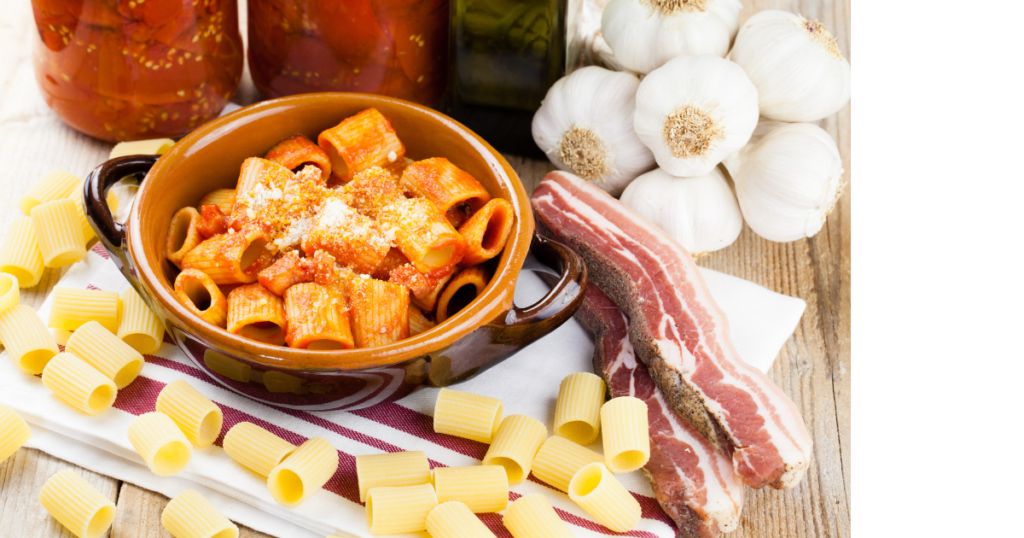 turismo enogastronomico lazio amatriciana