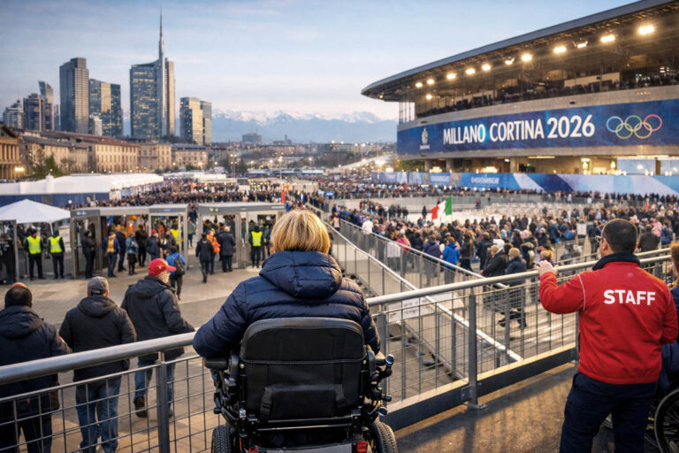 Milano Cortina 2026: il percorso reale per gli spettatori in carrozzina