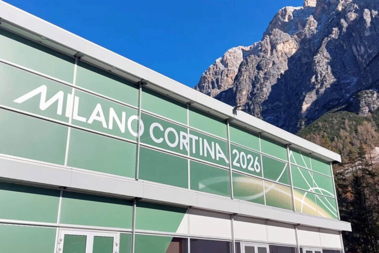 Dentro il Villaggio Olimpico di Cortina d’Ampezzo