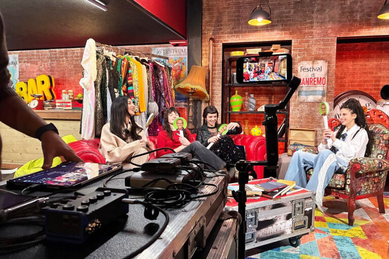 La città di Sanremo diventa set per cantanti e vip