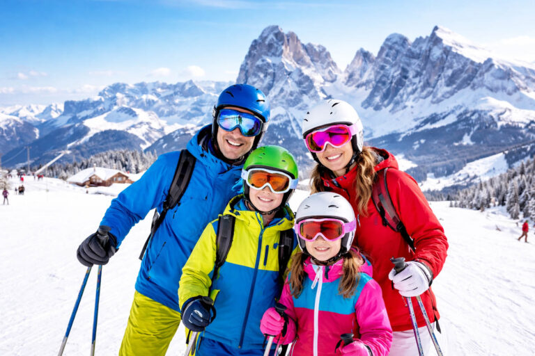 Val Gardena family: sci, slittini e servizi